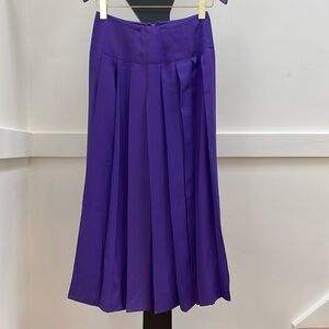 FENDI pleated skirt Purple size 38 IT